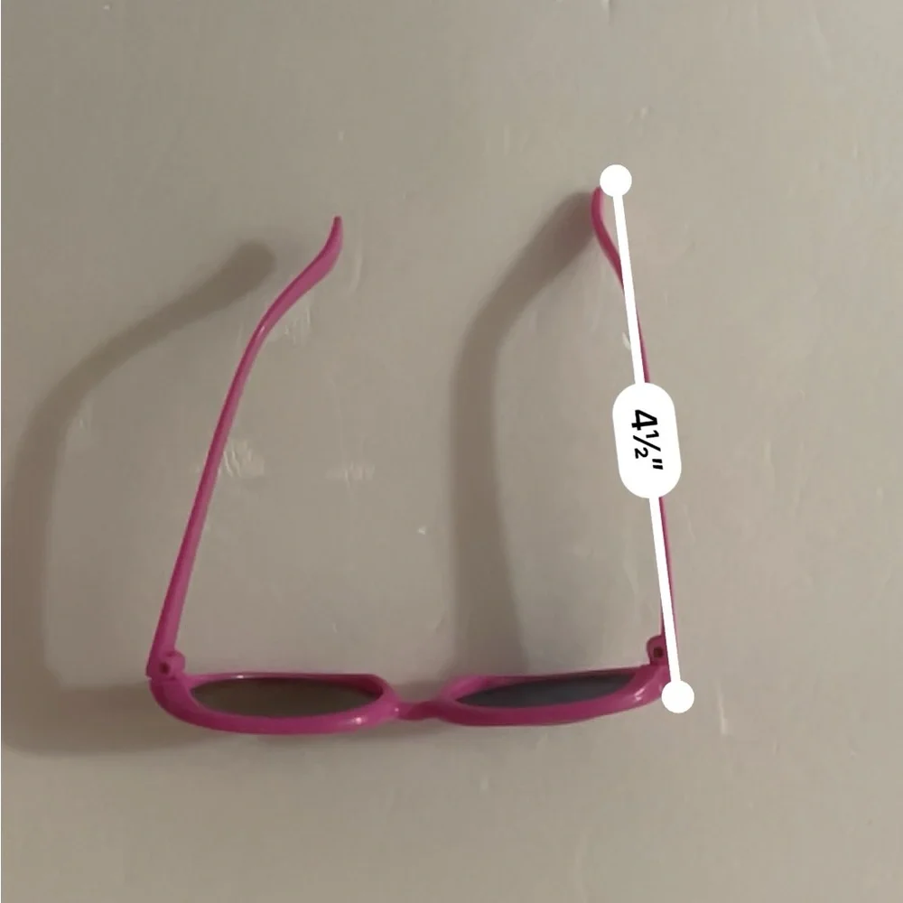 Girls Pink Sunglasses Black Lenses